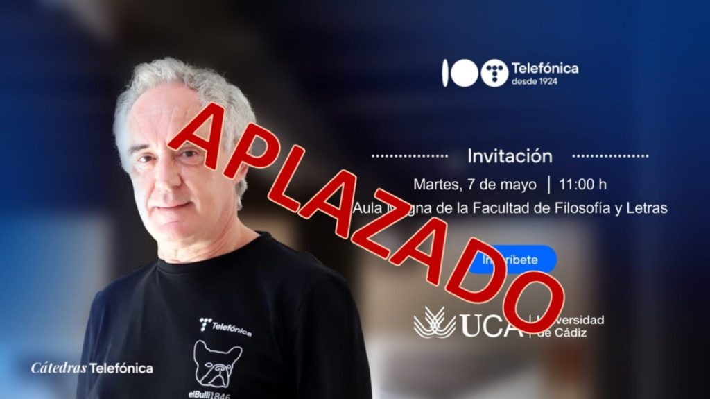 IMG APLAZADO – “Imaginémonos sin límites” con Ferran Adrià